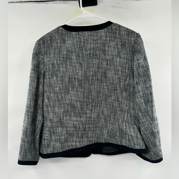 Talbots grey blazer tweed jacket suit separate size 14 - Picture 3 of 11